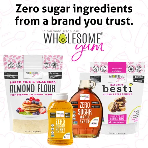 Miniatura 8 de Wholesome Yum - Sustituto de miel sin azúcar (Keto) - Alternativa natural a la miel sin azúcar con fruta monje y alulosa - Cero carbohidratos netos