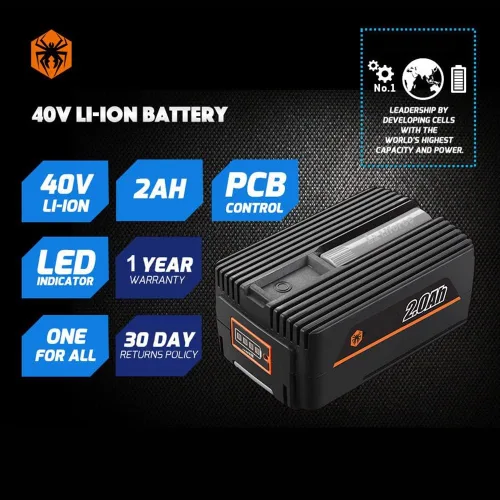 Miniatura 6 de Mezclador de hormigón de 40 V Motor sin escobillas Kit de mezcla inalámbrica 2AH batería y cargador incluidos