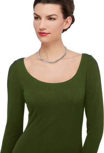 Miniatura 6 de Ross-Simons Italian 6mm Reversible Omega Necklace in 2-Tone Sterling Silver