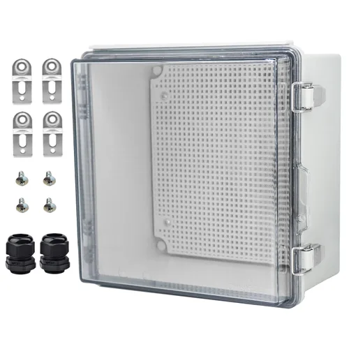 Miniatura 26 de Caja Eléctrica Impermeable para Exteriores Caja de Conexiones Resistente a la Intemperie IP67 Carcasa de Plástico ABS Caja de Proyecto