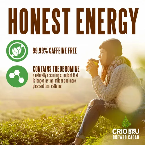 Miniatura 7 de Crio Bru Bebida de Cacao Tostado Ligero con Sabor a Mocha - Alternativa al Café, Bebida Natural y Saludable Hecha con 100% Granos de Cacao Molido