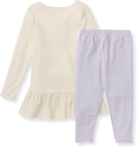 Miniatura 62 de Burt's Bees Baby Conjunto de camiseta y pantalón para bebé, túnica y leggings, 100% algodón orgánico