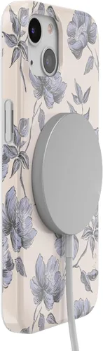 Miniatura 6 de Carcasa Casely para iPhone 13 Ink & Iris Floral Vintage Compatible con MagSafe Diseño Clásico Ultra Delgado