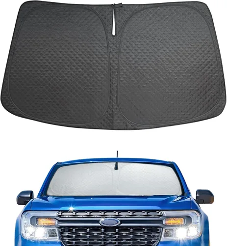 Miniatura 32 de Parasol para parabrisas para BMW X3 2018-2024, 5 capas de burbujas, plegable, grueso, accesorios de protección para visera frontal, bloquea el calor