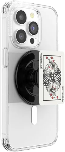 Miniatura 16 de PopSockets Agarre para teléfono con soporte expandible, agarre adhesivo, color negro