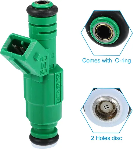 Miniatura 5 de X AUTOHAUX 8pcs 0280155968 Inyector de combustible para Volvo S60 2.3T 2001-2004 2.4T 2001-2009 2.5T 2003-2009