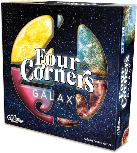 Calliope Games - Juego de mesa de estrategia de colocación de piezas de galaxia de cuatro esquinas con patrón a juego para la familia, juego