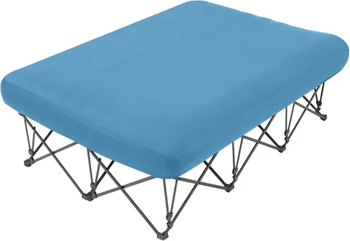 Miniatura 9 de KAMPKEEPER - Cama de Campamento, Camas de Campamento para Adultos, Cama Plegable de Campamento con Colchón de Aire Inflable y Bolsa de Transporte