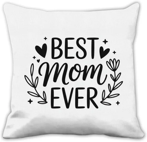 Moms Valentines Day Gifts Accent Pillow Covers 18X18 for Mom Birthday Best Mom Presents Mama Gift Mama Bear Gifts Velvet Pillow Case Indoor Home