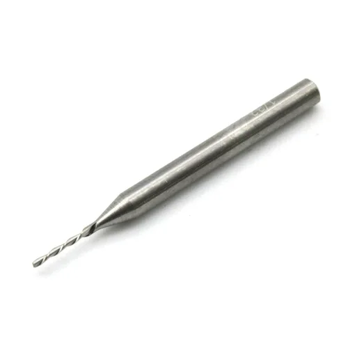TEMO Broca de enrutador de embutido de carburo de 1/32 pulgadas de diámetro, fresadora de extremo CNC, vástago de 1/8 pulgadas, ideal para tallado