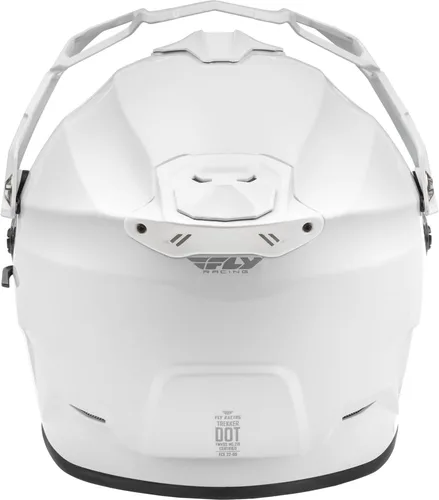 Miniatura 2 de Fly Racing Casco Trekker sólido (blanco, talla XL)