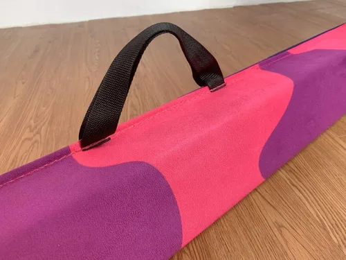 Miniatura 3 de MARFULA Viga de Gimnasia Plegable de 6 PIES / 8 PIES / 9 PIES Viga de Equilibrio de Espuma para Suelo - Extra Firme - Cubierta de Gamuza - Parte