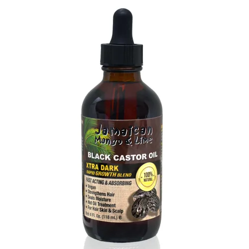 Miniatura 9 de Jamaican Mango & Lime Aceite de ricino negro – Aceite para cabello y cuero cabelludo para mechones, trenzas, giros y cabello natural – Fortalece