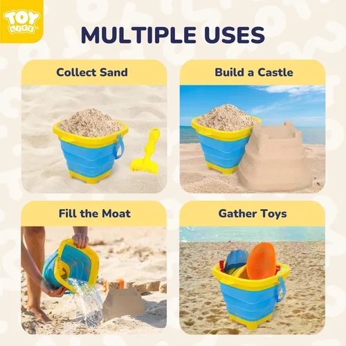 Miniatura 3 de TOY Life Juguetes de playa para niños de 4 a 8 años, juguetes de arena para niños pequeños de 1 a 3 años, juguetes de playa para niños de 8 a 12