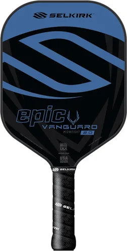 Miniatura 10 de Selkirk Sport Vanguard - Paleta híbrida de pickleball de fibra de carbono con núcleo de polipropileno X5, raquetas de pickleball 1.0 Rojo