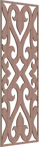 Miniatura 121 de Keene Paneles de pared decorativos de madera con calado, 9 3/8 pulgadas de ancho x 24 3/8 pulgadas de alto x 1/4 de alto, roble rojo rojo (Red Oak)