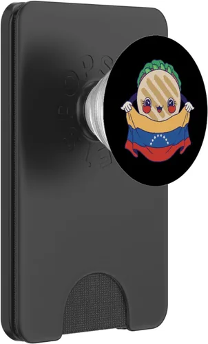 Miniatura 7 de Venezuela Arepa PopSockets de personaje PopGrip estándar