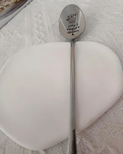 Miniatura 2 de My Yogurt Spoon - Cuchara de regalo para amantes de los yogures, mujeres y hombres, regalo de cumpleaños de Navidad para hijo, hermana, cucharas