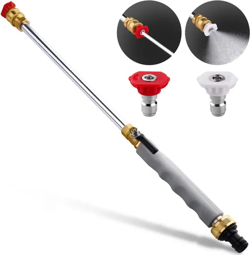Miniatura 7 de 2026 Upgraded Jet Nozzle Power Washer for Garden Hose, Includes 2 High-Pressure Nozzles and Quick Connectors Hydro Jet High Pressure Washer Tools