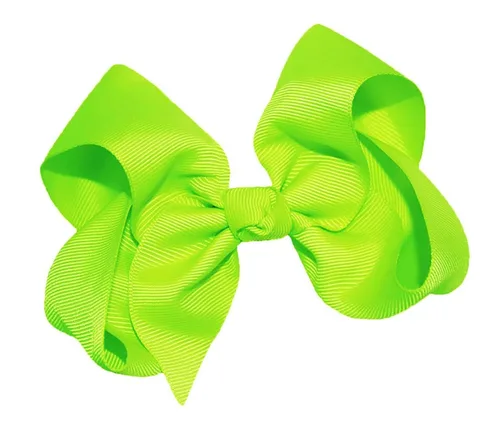 Miniatura 23 de WD2U - Clip de cocodrilo para el pelo de grogrén para niñas, 4 pulgadas (verde manzana)