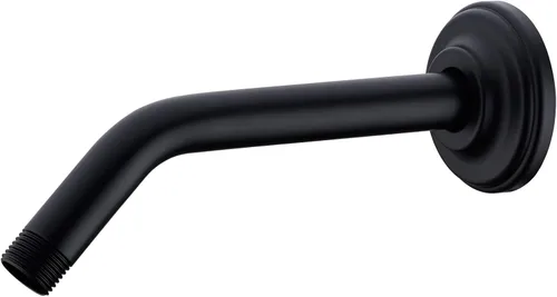 Miniatura 10 de Brazo de ducha angular con brida ORB de 15 cm de acero inoxidable, brazo de extensión montado en la pared para cabezal de ducha superior, bronce Oil