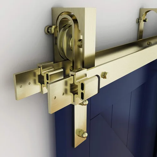Miniatura 5 de National Hardware N700-116 Interior corredera puerta de granero Hardware Bypass Bracket