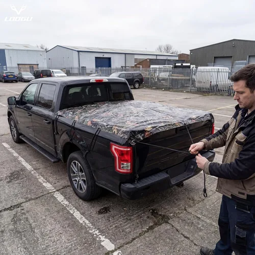 Miniatura 9 de LOOGU Lona impermeable resistente, cubierta de poliéster multiusos de camuflaje de árbol biónico