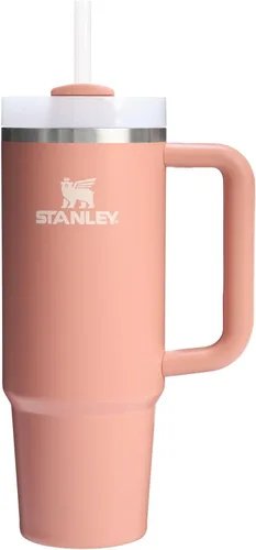 Miniatura 60 de Stanley Quencher H2.0 - Vaso de acero inoxidable con asa, pajilla y tapa FlowState giratoria de 3 posiciones; aislamiento térmico, sin BPA; apto