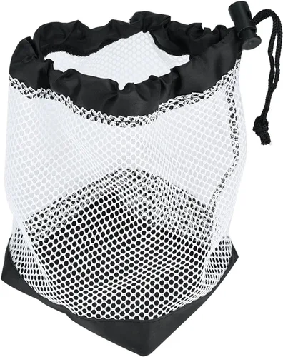 Miniatura 6 de Fydun Bolsa para sostener, bolsa de malla de nylon con cordón de 36 bolas titular de almacenamiento de red accesorio