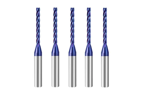 Miniatura 17 de Ruhi - Broca de enrutador en espiral Upcut de 3 flautas de 1/4 pulgadas, diámetro de corte de 1/8 pulgadas, CL, carburo sólido OVL de 2-1/2 pulgadas
