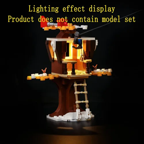 Miniatura 8 de GEAMENT Kit de luz LED compatible con Lego Ideas Home Alone - Juego de iluminación para ideas 21330 modelo de construcción