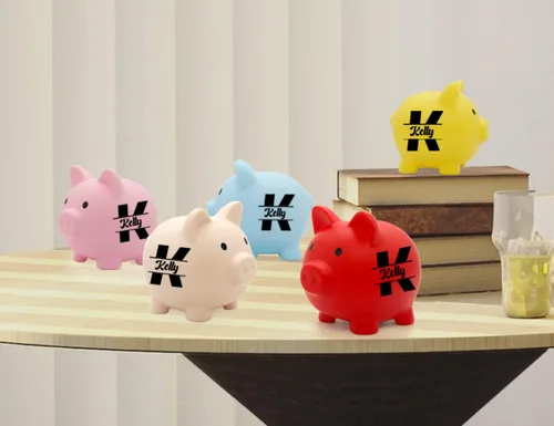 Miniatura 7 de AIFLM Alcancía personalizada con nombre personalizado, caja de dinero para niñas y niños, caja de dinero de ahorro para cumpleaños, Navidad, día