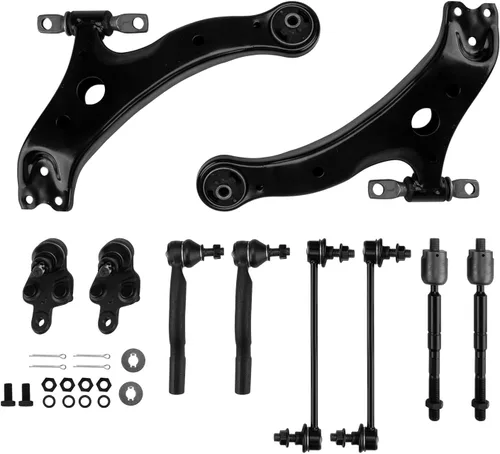 Miniatura 88 de PHILTOP Kit de suspensión delantera de 10 piezas, brazos de control inferiores con juntas de bola, eslabones de extremo de barra estabilizadora