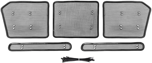 Miniatura 12 de Malla de alambre de acero inoxidable evita que la basura entre en la parrilla para Toyota Land Cruiser Prado 150 Lc150 Fj150 2003-2023 LC120