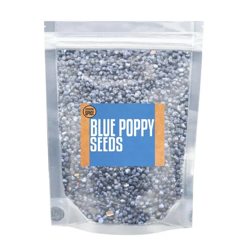 Essential Spice Blue Poppy Seeds, 5 libras - Textura de nuez, suave y crujiente - Semillas enteras para hornear, cocinar, aderezos y cocina de
