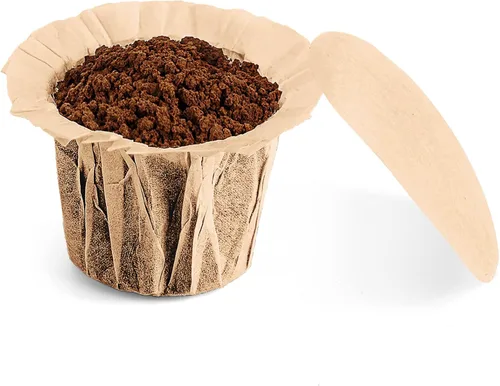 Miniatura 2 de Filtros de papel K Cup sin blanquear con tapa, se adapta a cápsulas reutilizables Keurig 1.0 y 2.0