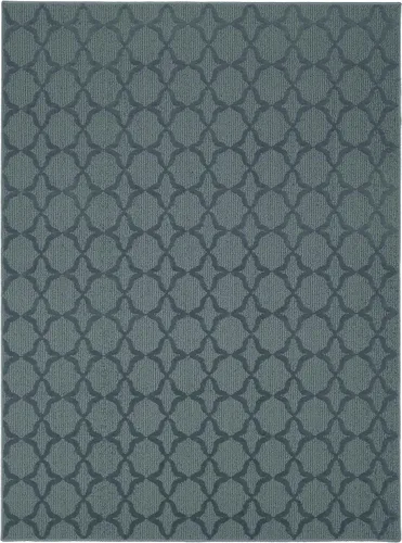 Miniatura 281 de Garland Rug Sparta - Alfombra antideslizante de polipropileno de 2 pies x 12 pies, color negro, ideal para salas de estar y pasillos, elegante