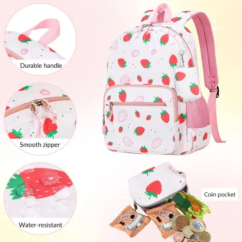 Miniatura 19 de Mygreen - Mochila escolar con bonitos diseños para niños y niñas, 11.5 x 15.7 x 5.1 pulgadas