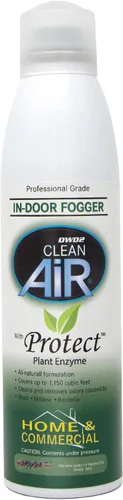 DWD2 Protect™ Home & Commercial Tratamiento de Moho a Base de Plantas Eliminador de Olores de Moho con Nebulizador - Solución ecológica para un