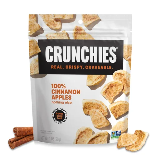 Miniatura 8 de Crunchies Frutas liofilizadas, frutas crujientes 100% naturales, sin OMG y kosher, paquetes de aperitivos de frutas liofilizadas resellables