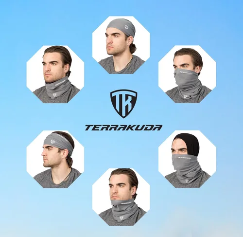 Miniatura 7 de Terra Kuda - Funda multiuso para cara y cuello antideslizante ligera transpirable para protección del sol y polvo balaclava