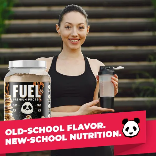 Miniatura 5 de Underground Bio Labs Panda Fuel Proteína Premium de Suero, Colágeno Hidrolizado, Caseína, Probióticos, Enzimas, Apto para Keto, Liberación