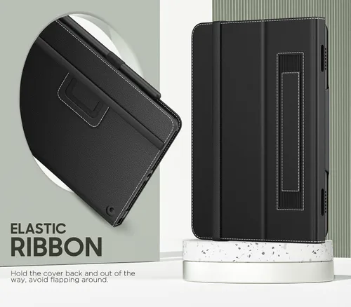 Miniatura 8 de MoKo - Funda compatible con la tablet Kindle Fire HD 8 y 8 Plus (10ª generación, versión de 2020), funda de soporte plegable y diseño delgado