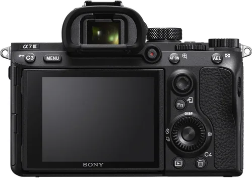 Miniatura 2 de Sony a7 III ILCE7M3/B Cámara de lente intercambiable sin espejo de marco completo con LCD de 3 pulgadas, solo cuerpo, configuración base, negro