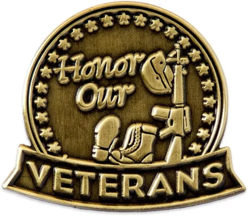 PinMart Pin de veterano Pin patriótico americano de solapa o sombrero Orgulloso de ser retirado ejército, marina, fuerza aérea o cuerpo de marina