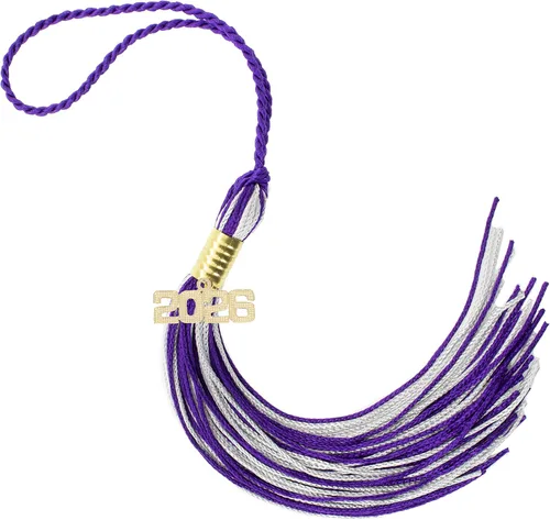 Miniatura 694 de Borla de graduación Aqua 2022, todos los colores escolares disponibles, fabricada en Estados Unidos