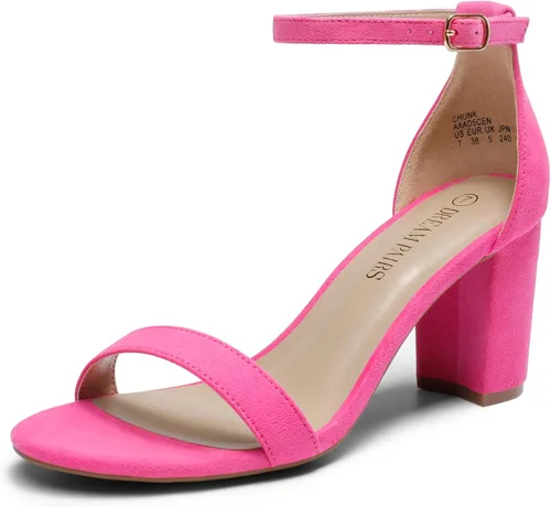 Miniatura 28 de DREAM PAIRS - Sandalias de tacón grueso y bajo para mujer