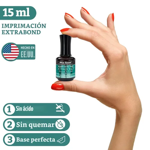 Miniatura 5 de Mia Secret 15 ml Deshidratador y base de uñas, kit de preparación natural sin ácidos, deshidratador y base de unión, suministros para uñas acrílicas