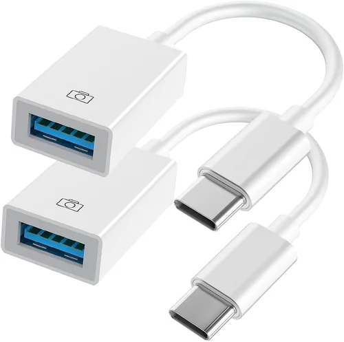 Miniatura 9 de Adaptador USB-C a USB para iPhone 15, 16, 17, MacBook Pro Air 2025, iMac iPad mini Pro, compatible con convertidor de cable USB OTG certificado MFi
