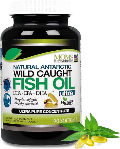 Aceite de pescado omega 3 capturado en la naturaleza - DPA-EPA-DHA Suplemento de 2,900 miligramos